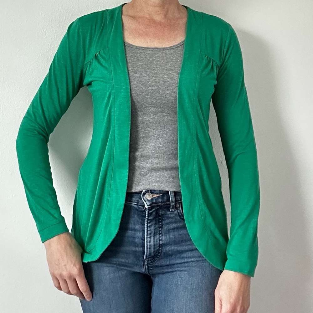 Banana Republic Vibrant Green Cardigan